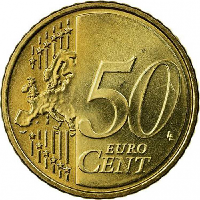 (2012) Монета Кипр 2012 год 50 центов    UNC