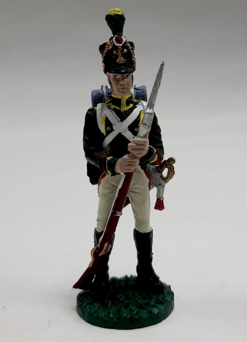 Оловянный солдатик &quot;Капрал фланкеров-егерей императ. гвардии, 1814 г.&quot;