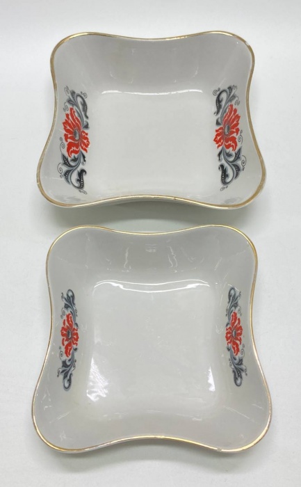 Салатники, фарфор, Рига, СССР, 2 шт