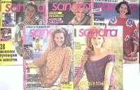 Набор журналов (5 шт) Sandra 1993, 1994, 1995, 1999 5 номеров Москва Мягкая обл.  с. С цв илл
