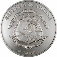 () Монета Либерия 2003 год 10 долларов ""   AU