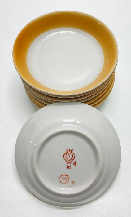 Разетки фарфоровые, Пролетарий, СССР, 9 шт