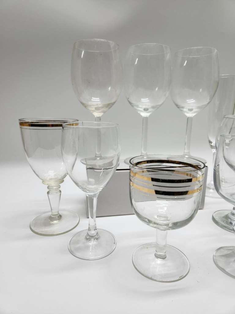 Бокалы стекло 11 штук разные