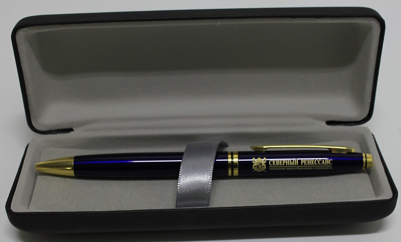 Авторучки "Северный Ренессанс", 2 шт., в футляре (сост. на фото)