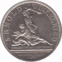 (№1861xs6) Монета Швейцария 1861 год 5 Francs (Штанс)