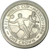 () Монета Остров Мэн 1986 год 1 крона ""   AU