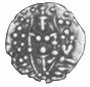 (№1678km288A(A288)) Монета Индия 1678 год frac14; Pagoda