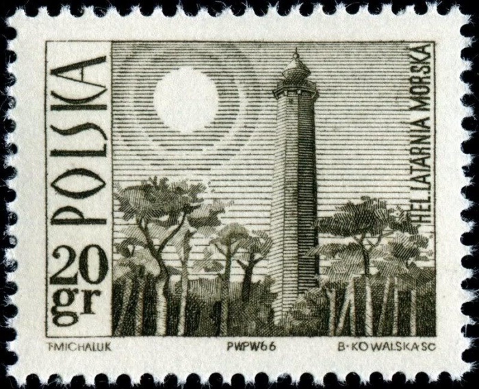 (1966-84) Марка Польша &quot;Маяк&quot;   Туризм III Θ