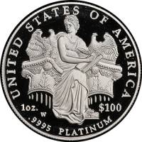 (2006) Монета США 2006 год 100 долларов   Платина (Pt)  UNC