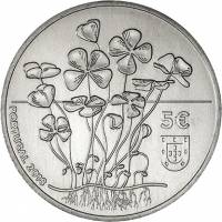 (2018) Монета Португалия 2018 год 5 евро "Клевер"  Медь-Никель  UNC
