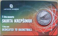 () Монета Литва 2011 год 1  ""    AU