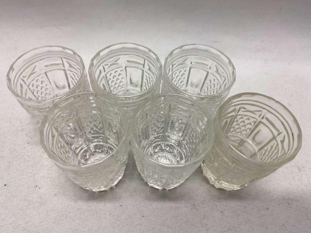 Стопки 6 шт хрусталь, СССР