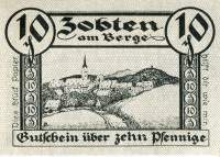 (№1919) Банкнота Германия 1919 год "10 Pfennig"