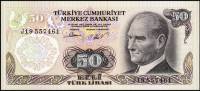 (№1983P-188a.2) Банкнота Турция 1983 год "50 Turkish Lira"