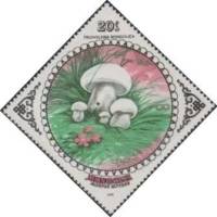 (1985-058) Марка Монголия "Рядовка монгольская"    Грибы III Θ
