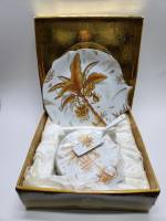 Тортница лопатка и 6 тарелок Yamasen Япония в коробке