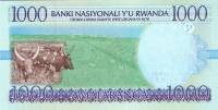Банкнота Руанда 1998 год 1 000 франков Природа   UNC