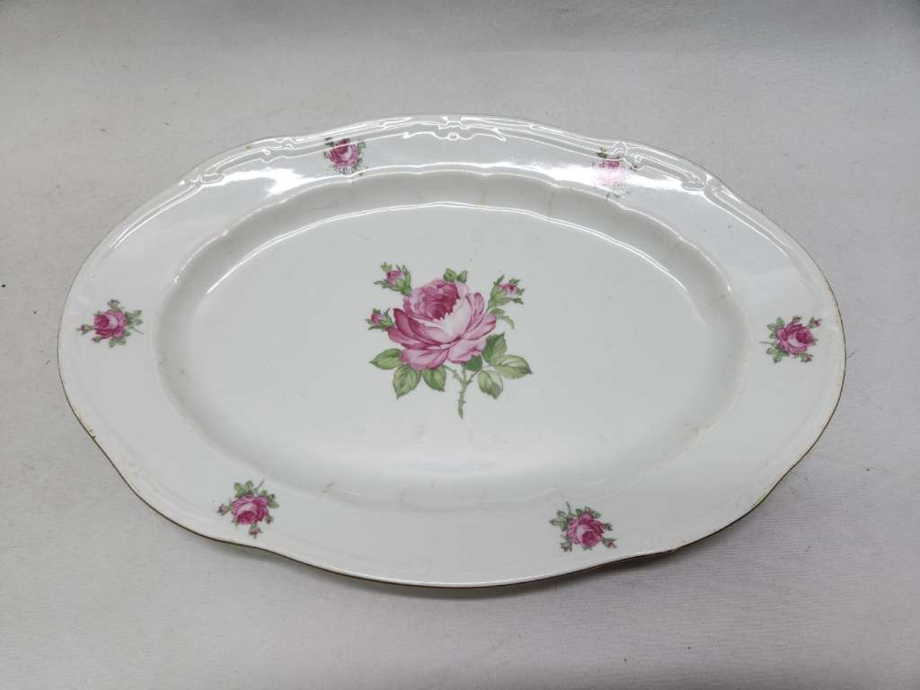 Блюдо овальное Роза 34х22х4 см Германия