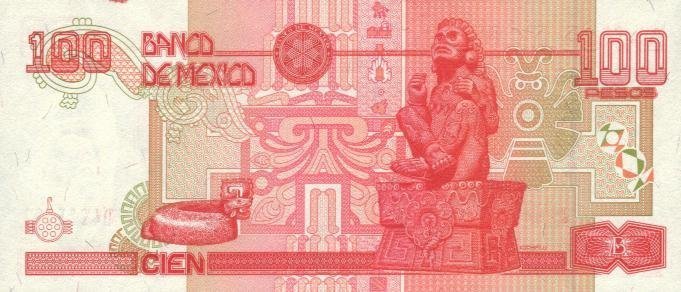 () Банкнота Мексика 1998 год 100  &quot;&quot;   UNC