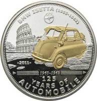 (№2011) Монета Палау 2011 год 5 Dollars (БМВ Изетта)