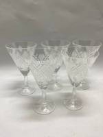 Бокалы фужеры хрусталь СССР 5 шт