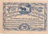 (№1920) Банкнота Австрия 1920 год "20 Heller"