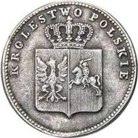 () Монета Польша 1831 год 1  ""   Алюминиево-Оловянный сплав (Al-Sn)  UNC