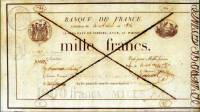 () Банкнота Франция 1814 год 1 000  ""   UNC