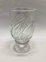 Ваза листья хрусталь (состяние на фото)