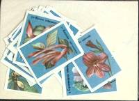 Спичечная этикетка "Цветы",новые, в упаковке 28 шт, СССР (сост. на фото)