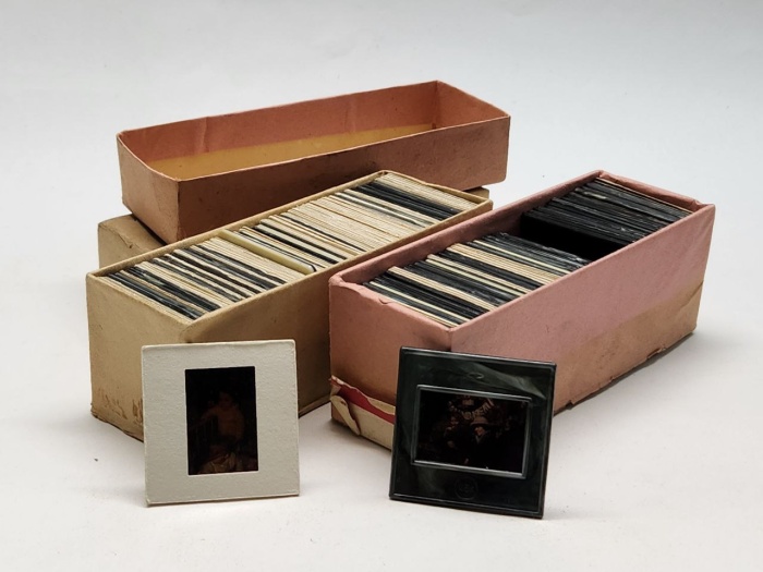 Диапозитивы любительские времен СССР 2 коробки