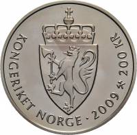 () Монета Норвегия 2009 год 200  ""   Биметалл (Серебро - Ниобиум)  UNC