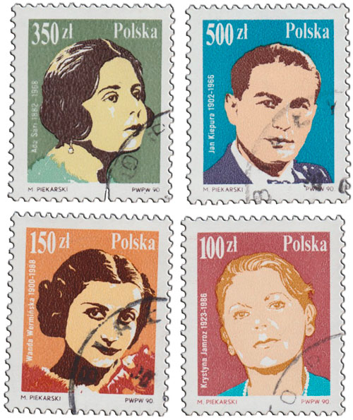 (1990-) Марка Польша &quot;&quot;      III не использовать Θ