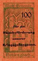 (№1920) Банкнота Австрия 1920 год "100 Heller"