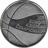 (2011) Монета Литва 2011 год  , ""  Серебрение  UNC