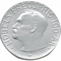 () Монета Норвегия 2001 год 100  ""   Биметалл (Серебро - Ниобиум)  UNC