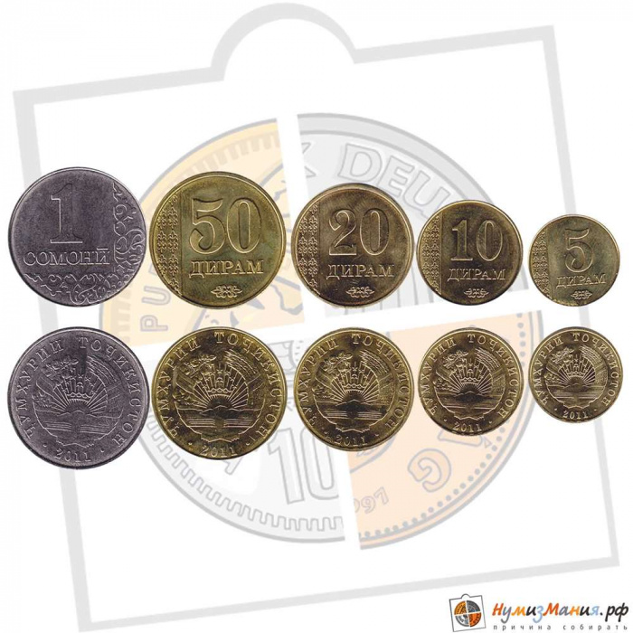 () Монета Таджикистан 2011 год &quot;&quot;   UNC