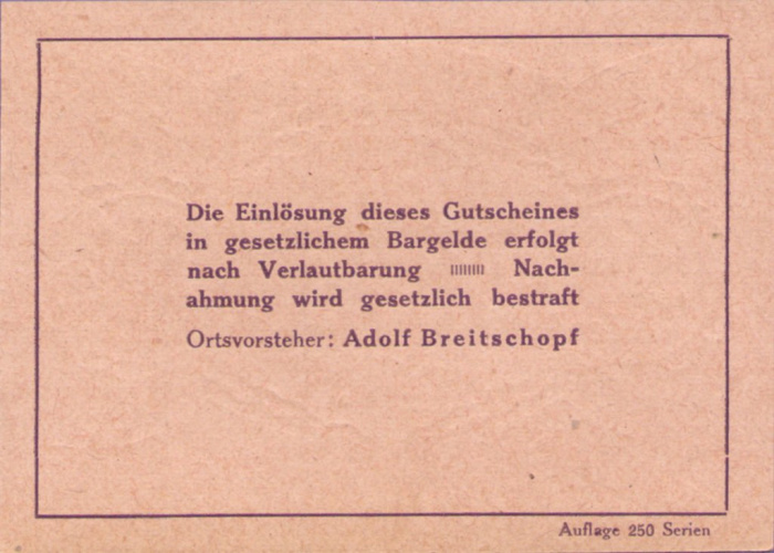 (№1920) Банкнота Австрия 1920 год &quot;30 Heller&quot;