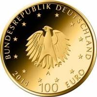 (№2014km333) Монета ФРГ 2014 год 100 Euro (Аббатство лорш - Наследие ЮНЕСКО)