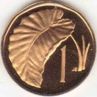 (№1972km1) Монета Острова Кука 1972 год 1 Cent
