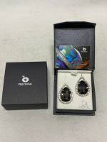 Серьги гвоздики хрусталь кристаллы Чехия Preciosa