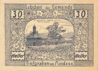 (№1920) Банкнота Австрия 1920 год "30 Heller"