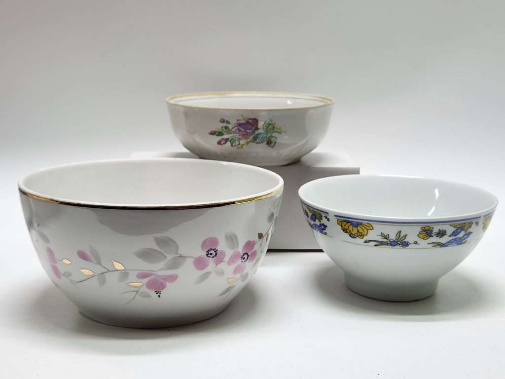 Салатники пиалы 6 штук разных