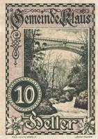 (№1920) Банкнота Австрия 1920 год "10 Heller"