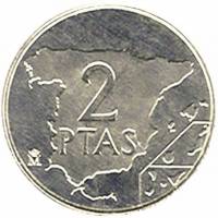 (№1982km822) Монета Испания 1982 год 2 Pesetas
