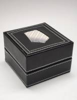 Коробка подарочная для галстуков и других подарков натуральная кожа