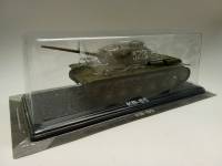 Модель танк 1:43 КВ 85 в коробке-блистере (расклеена)