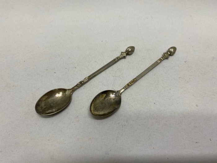 Чайные ложки 2 шт Металл Без клейм