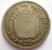 (№1923km160) Монета Коста-Рика 1923 год 50 Ceacute;ntimos
