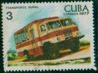 (1977-008) Марка Куба "Автобус "Монтанья""    Музей в Гаване III Θ
